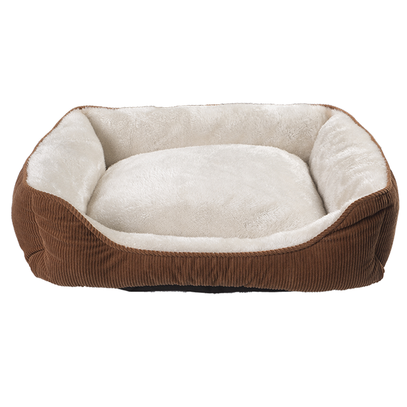 HY-03 Corduroy téglalap alakú cuddler kutyaágy
