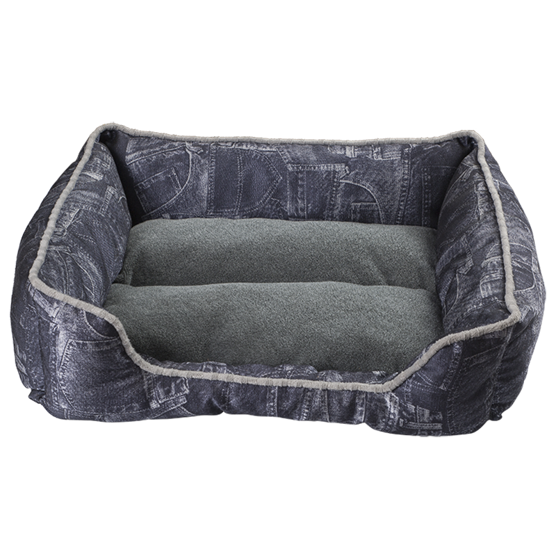 HY-10 Faux Jean Cuddler kisállatágy